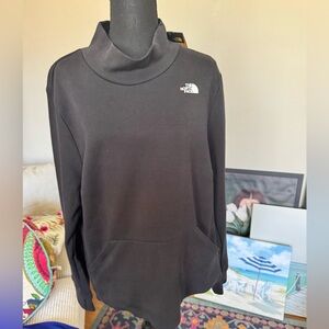 The North Face Black High-Collar Sweatshirt